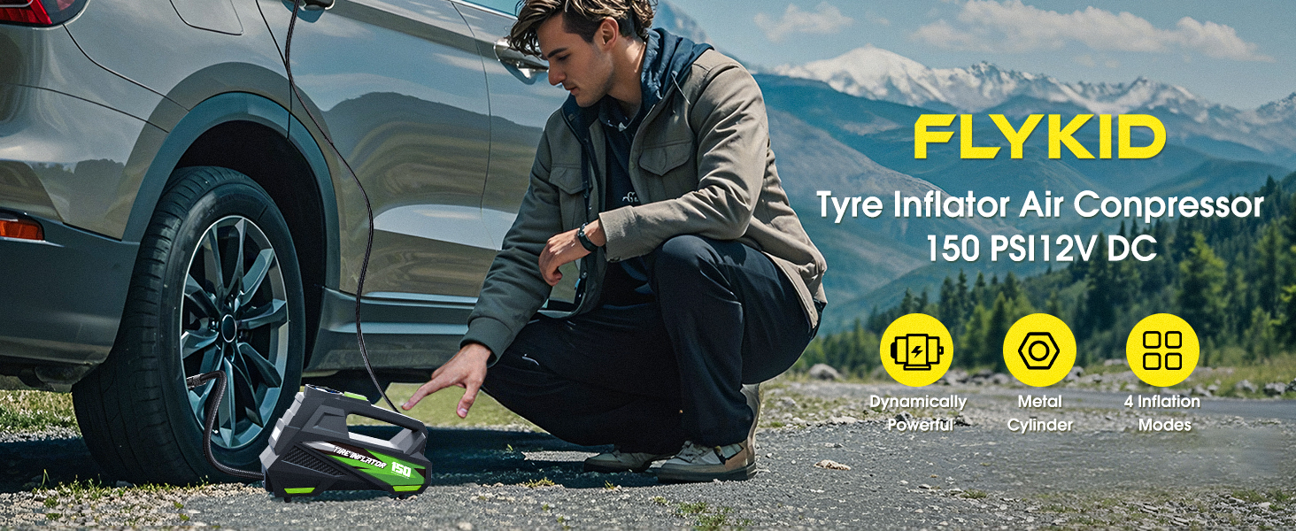 Tire Inflator Portable Air Compressor