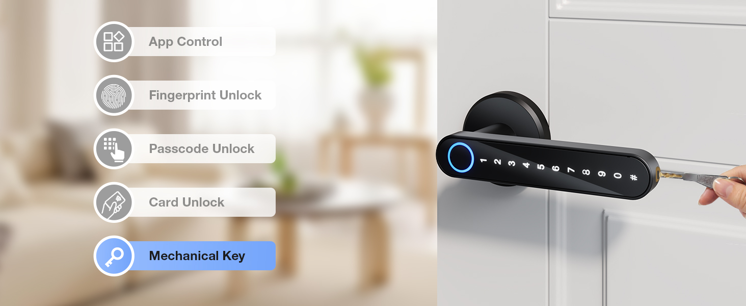 fingerprint doorknob