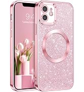 DOMAVER for iPhone 12 Case, Phone Case for iPhone 12 Magnetic [Compatible with MagSafe] Luxury Cl...