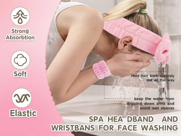 wristband for wshing face 