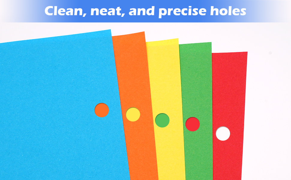 Clean, neat, and precise holes