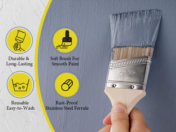 paint brush, 2 inch paint brush, paint brush set, angle paint brush