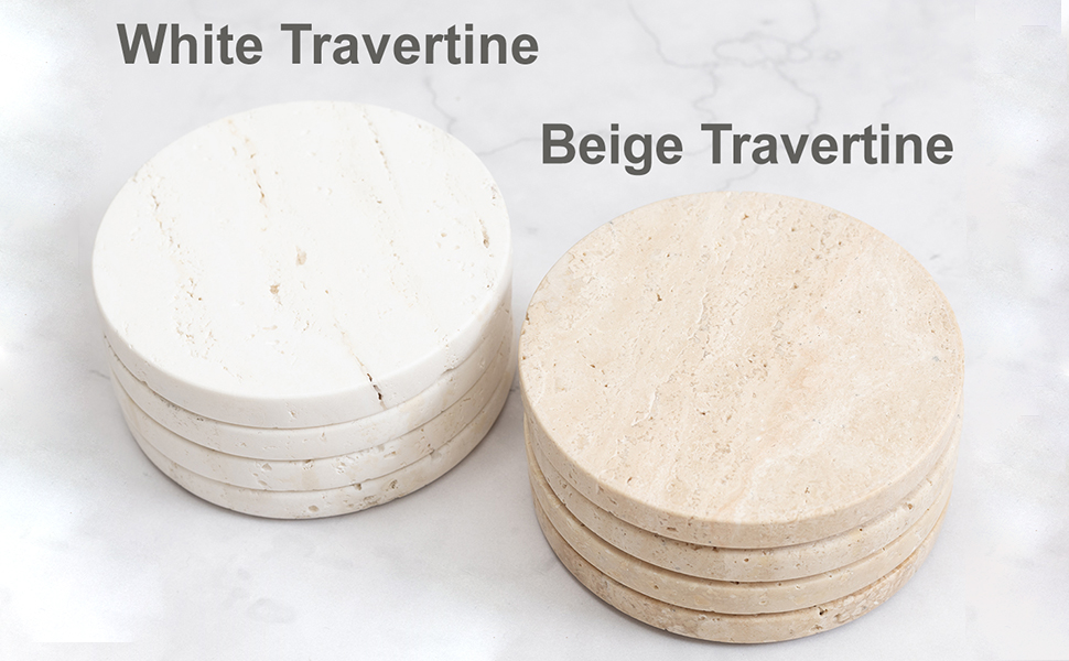 White travertine /Beige travertine