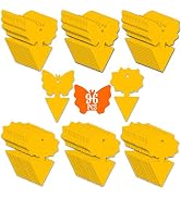 96PCS Fruit Fly Sticky Traps, Gnat Traps Insect Trap for Plants Kitchen Indoor and Outdoor