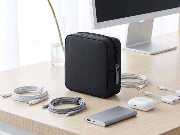 black tech pouch