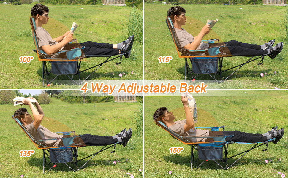 reclining folding chair