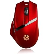 Uciefy Z07 Bluetooth Wireless Mouse, Dual Mode (2.4G+BT5.1) Bluetooth Mouse, USB C Rechargeable w...