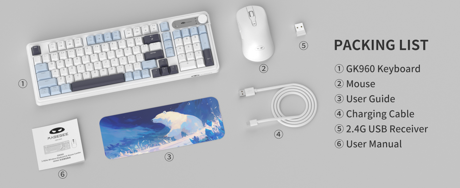 wireless keyboard and mouse combo