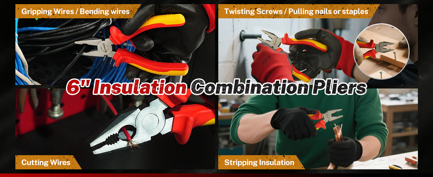 6&amp;amp;amp;#34; Combination Pliers