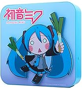Numskull Hatsune Miku Lamp Wall Light - Ambient Lighting Gaming Accessory for Bedroom, Home, Stud...