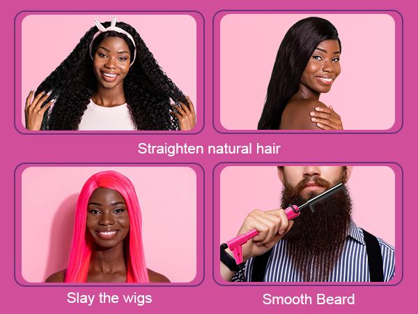 hotcomb iron for wigs