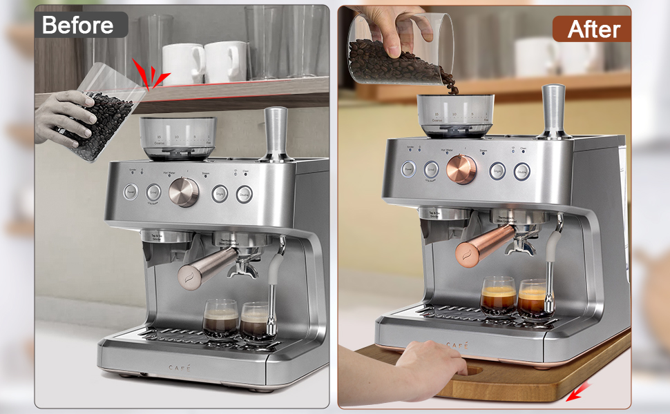 coffee maker slider