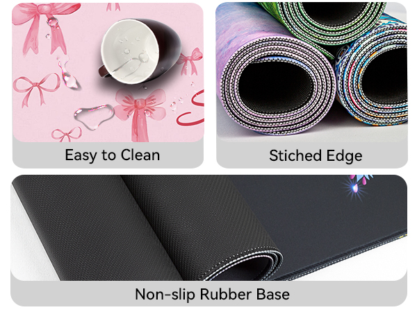 mouse pad wrist support for keyboard