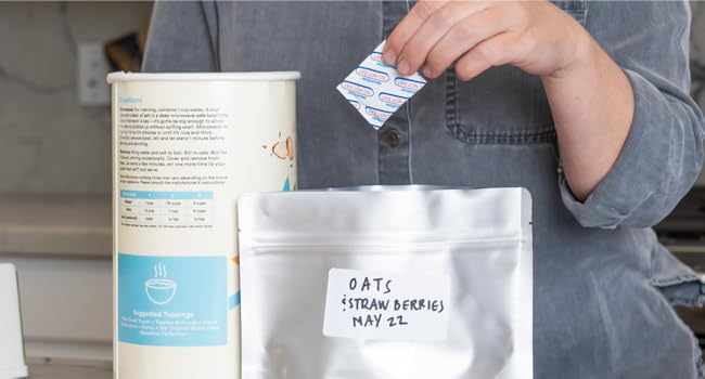 400cc oxygen absorbers for food storage mylar bags