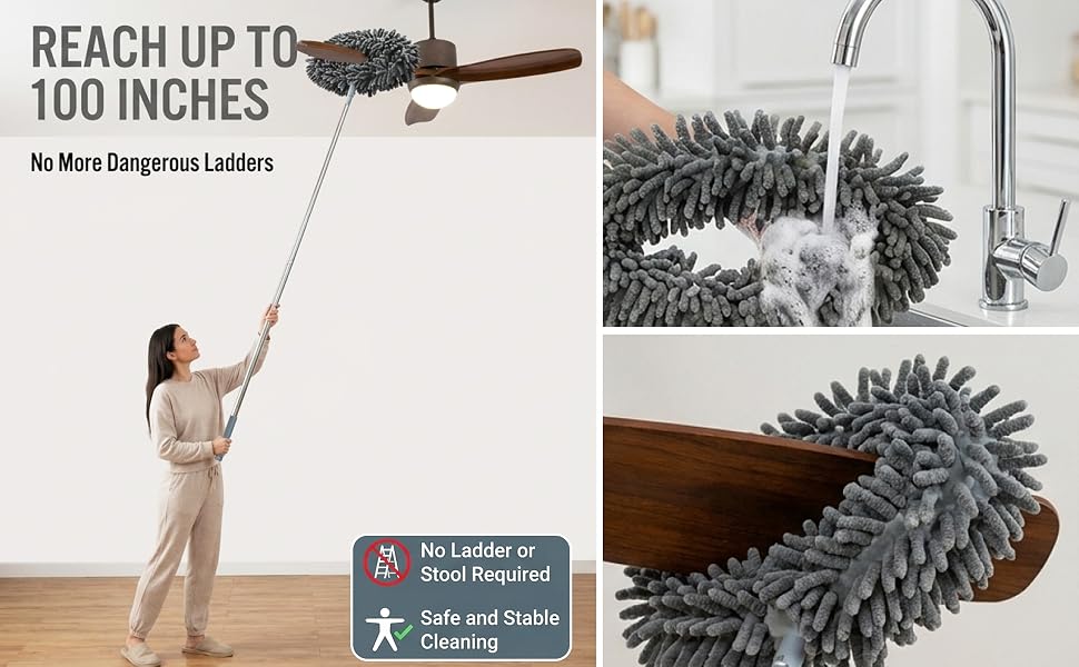 Ceiling fan duster kit 2