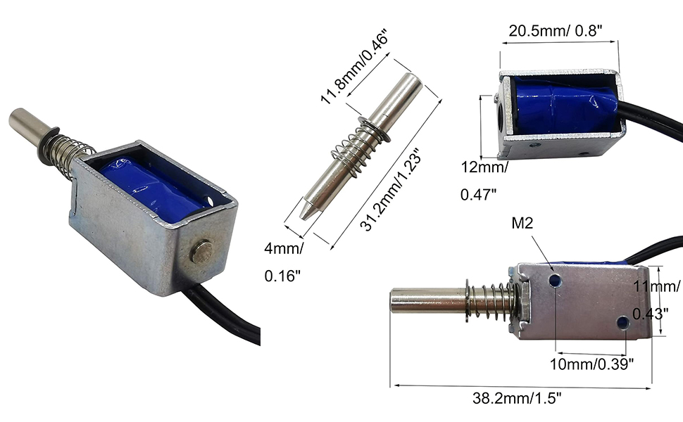 Solenoid Electromagnet 5mm Stroke