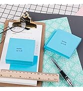Eagle Sticky Notes,Sky Blue Colour 3x3 in , Self-Stick Notes for Office, School, Home, DIY Projec...