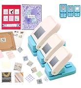 BAOFALI 3Pcs /Set Stamp Puncher Stamp Punch 1x0.8 &amp;1 &amp;1.25x1.5inch Postage Stamp Punch |Stamp Hol...