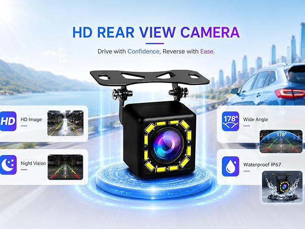 HD backup camera