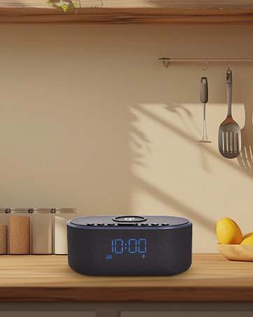 wireless charger clock