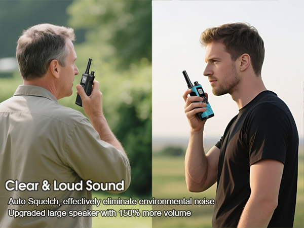 Rechargeable Walkie Talkies for Adults Long Range