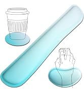 BamLue Upgrade Silky and Superfine Fabric Keyboard Wrist Rest, Gel Mouse Wrist Pillow Pad Set for...