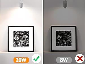 track lighting heads 20W