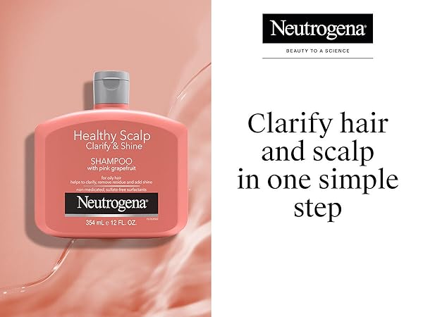 clarifying shampoo anti-residue anti-build-up hair scalp shine exfoliating 