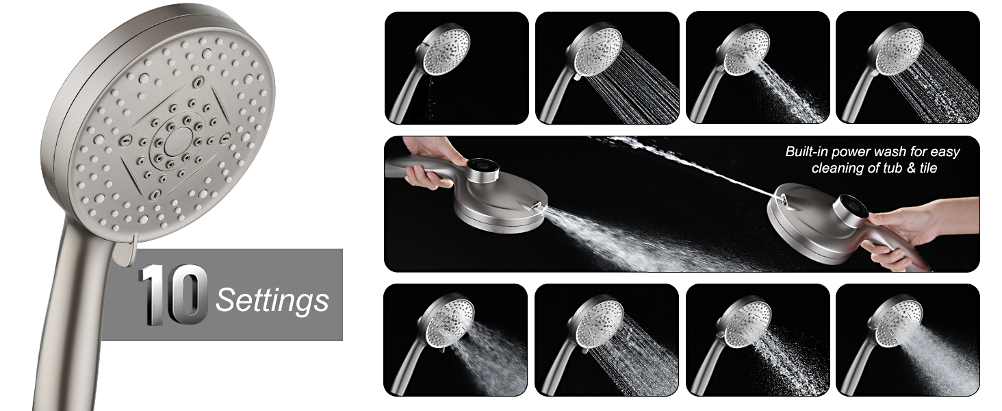 high pressure shower head