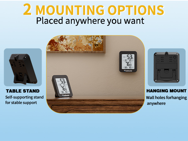 temperature and humidity monitor indoor thermometer