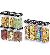 DWËLLZA KITCHEN Airtight Food Storage Containers Set - 10 PC Set - For Kitchen Pantry Organizatio...