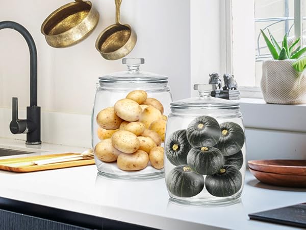 large size glass jar