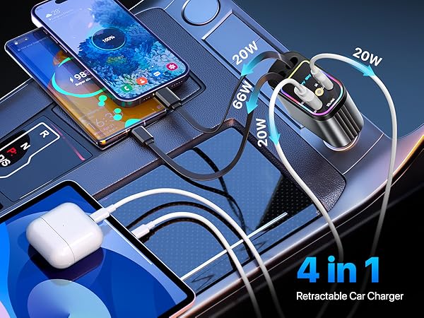 retractable car charger