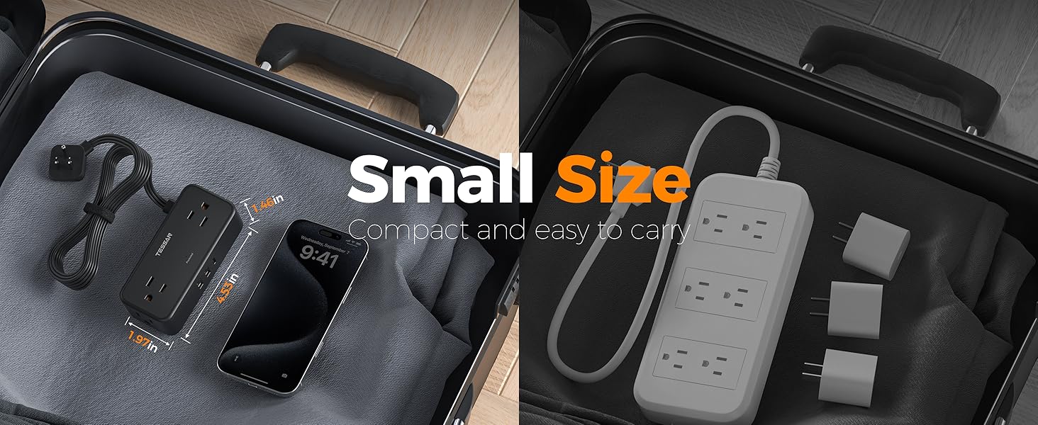 flat outlet extension cord