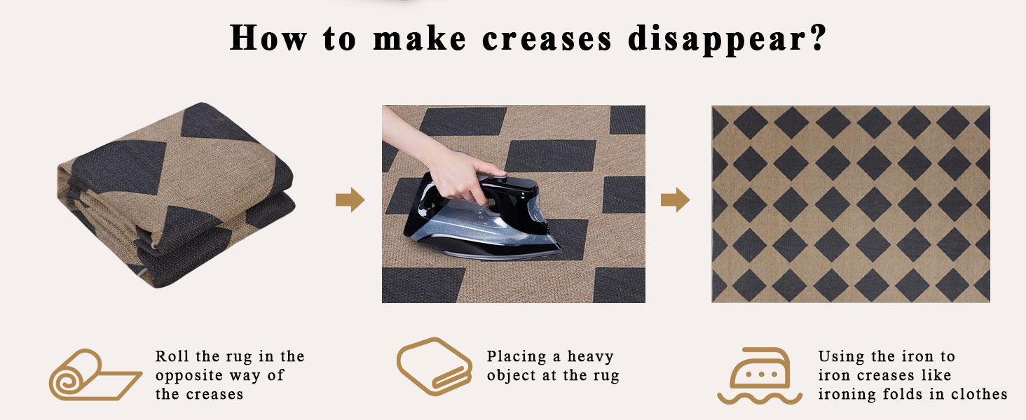 checkered rug