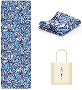 MicaYoung Travel Foldable Yoga Mat 1.5 mm Thick, Non-Slip Lightweight Portable Pilates Exercise M...