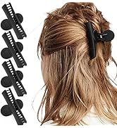 Professional Salon Hair Claws, Segbeauty 4pcs Large Butterfly Clips for Hair, Black 3.54 inches J...