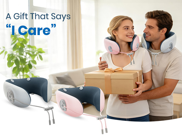 Travel Neck Pillow 3 in 1 with Heating and Massage