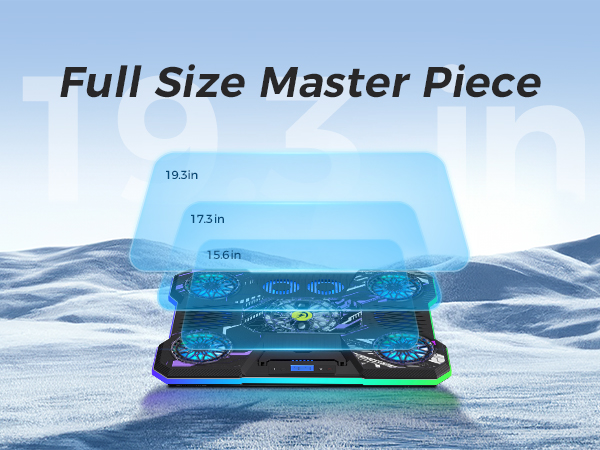 full size laptop stand with fan