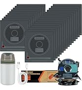 Hifree 25 Pcs 3D Filament Vacuum Storage Bags Kit with 5 Sealing Clip and 1Pump PA/DP/PC/PLA/ABS/...