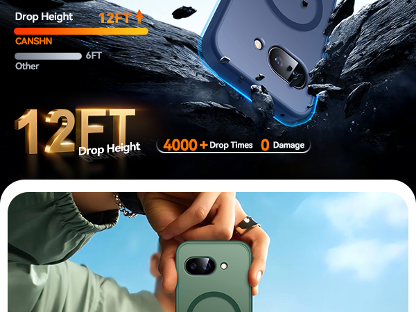 Only Compatible with Google Pixel 9a Case 6.3 inch