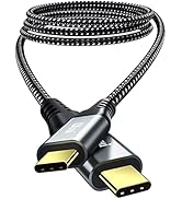 LDLrui USB-C Video Cable 6ft, USB 3.1 Gen 2 Cord w/ 4K60Hz Video Output 100W Type C Fast Charging...
