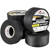 RED WOLF 10 Rolls 3/4 Inch x 50 FT Wiring Harness Tape High Temp Flame Retardant Wire Cable Self-...