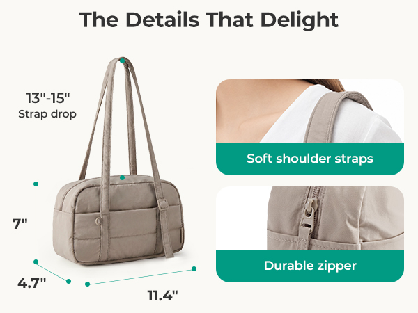 soft puffy bag