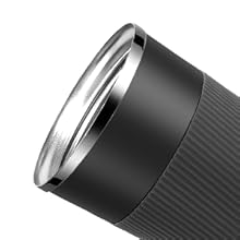 close up of the black pen cap