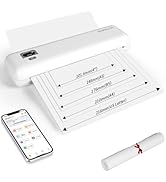 Rongta 300DPI Portable Thermal Printer F82, Wireless Inkless Printers with WiFi/Bluetooth, Suppor...