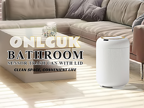 motion sensor trash can