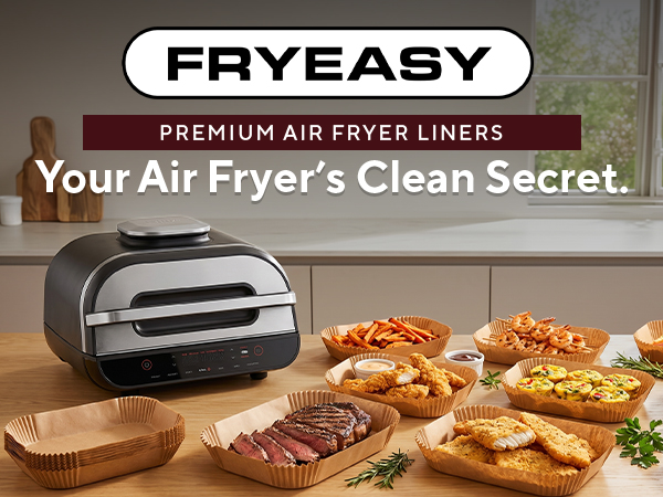 air fryer airfryer peper liners ninja foodi smart XL grill disposable parchment nonstick heat safe