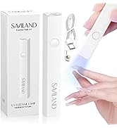 SAVILAND U V Light for Nails: Handheld Gel X Lamp for Gel Nails Flash Cure Lamp for Gel Nails LED...