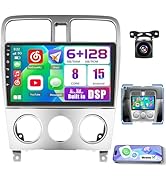Realdio 6+128GB Android 15 Car Radio for Subaru Forester 2004-2008 Wireless Carplay Android Auto,...